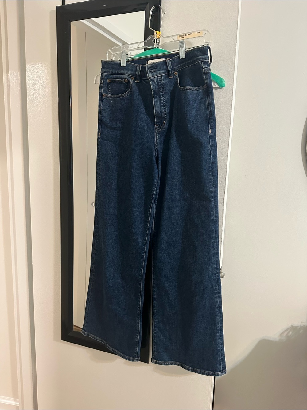 Madewell Dark Indigo Wide-Leg High-Rise Jeans Size 29